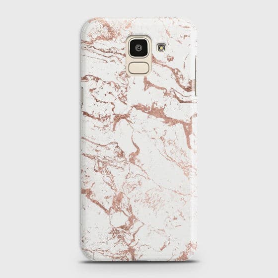 SAMSUNG GALAXY J6 (2018) Chick RoseGold Marble Case