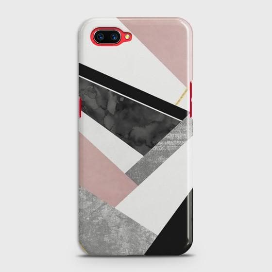 OPPO A5 Geometric Luxe Marble Case