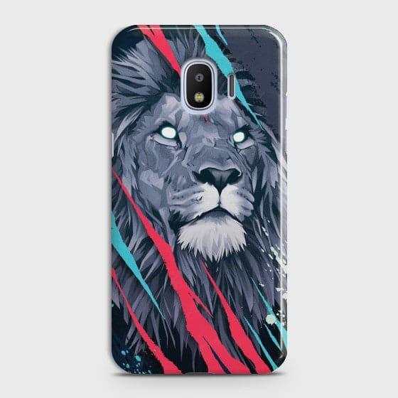 SAMSUNG GALAXY J4 Abstract Animated Lion Case