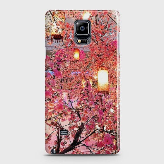 Samsung Galaxy Note 4 Pink blossoms Lanterns Case