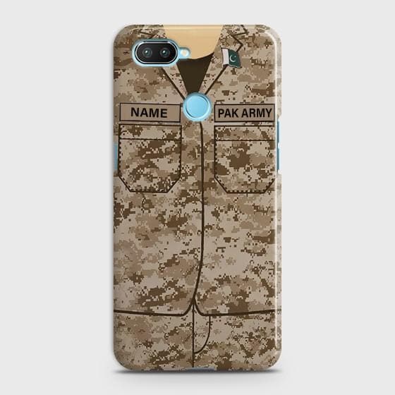 Oppo Realme 2 Army Costume With Custom Name Case