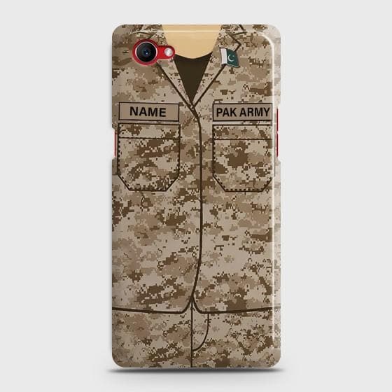 Oppo F7 Youth Army Costume With Costum Name Case
