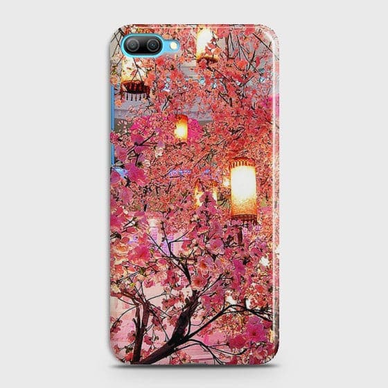 Huawei Honor 10 Pink blossoms Lanterns Case