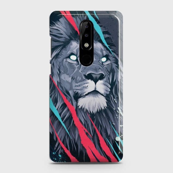 Nokia 3.1 Plus Abstract Animated Lion Case
