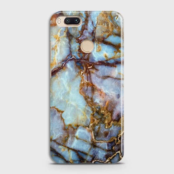 XIAOMI MI 5X Trendy Aqua Marble Case
