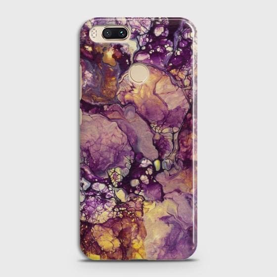 XIAOMI MI A1 Purple Agate Marble Case