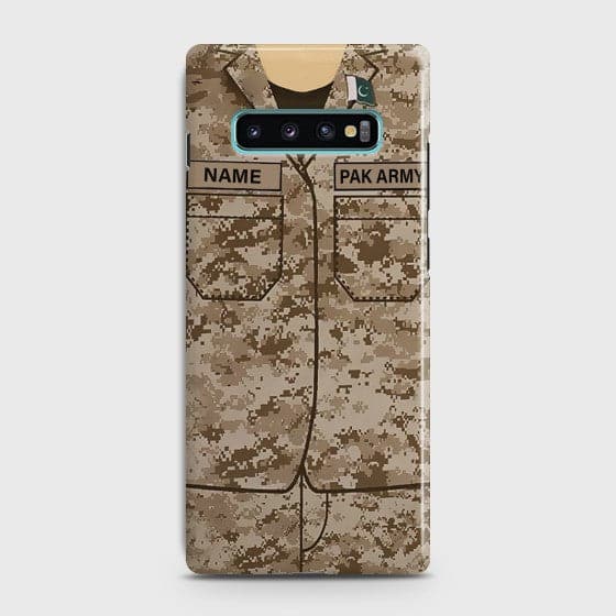SAMSUNG GALAXY S10E Army Costume WIth Custom Name Case