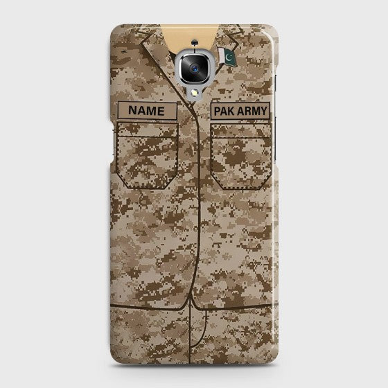 OnePlus 3/3T Army shirt with Custom Name Case