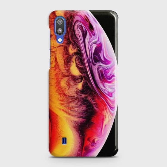 SAMSUNG GALAXY M10 Texture Colorful Moon Case