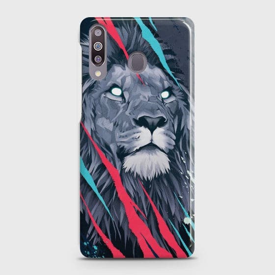 SAMSUNG GALAXY M30 Abstract Animated Lion Case