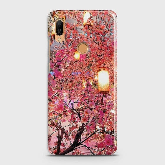 HUAWEI Y6 PRIME 2019 Pink blossoms Lanterns Case