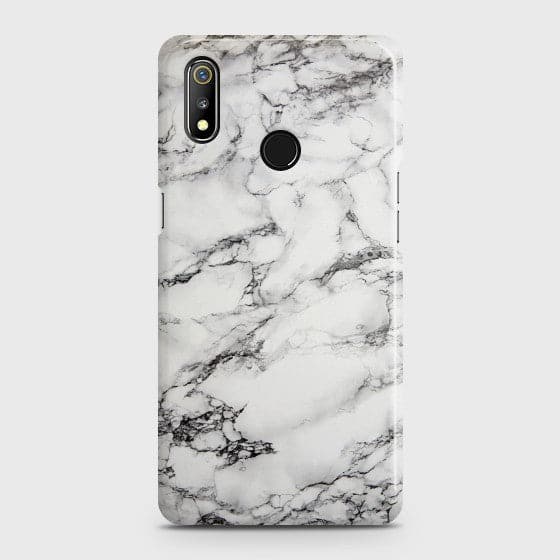 REALME 3 PRO Trendy White Marble Case