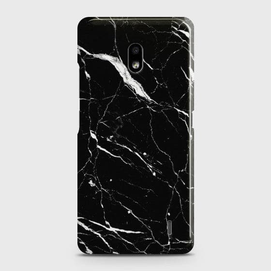 NOKIA 2.2 Trendy Black Marble Case