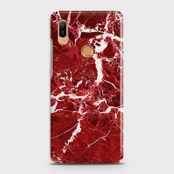 HUAWEI HONOR 8A PRO Deep Red Marble Case