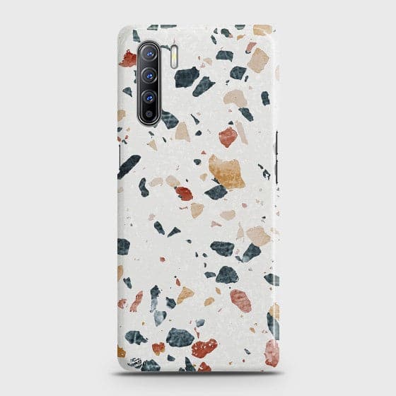 Oppo A91 Stone Marble White Case