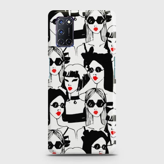 OPPO A92 Beautiful Girl Crown Sunglasses Case