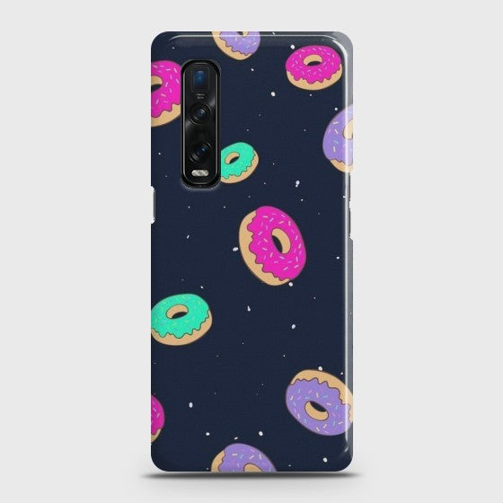 Oppo Find X2 Pro Colorful Donuts Case