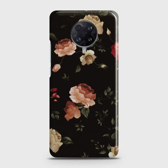 Xiaomi Redmi K30 Pro Zoom Dark Rose Vintage Flowers Case