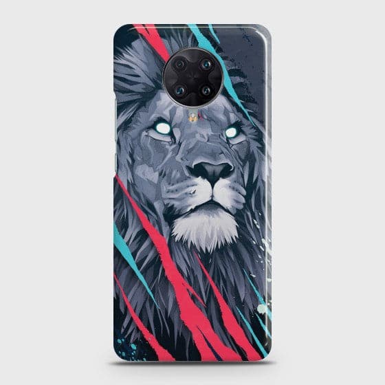 Xiaomi Redmi K30 Pro Zoom Abstract Animated Lion Case
