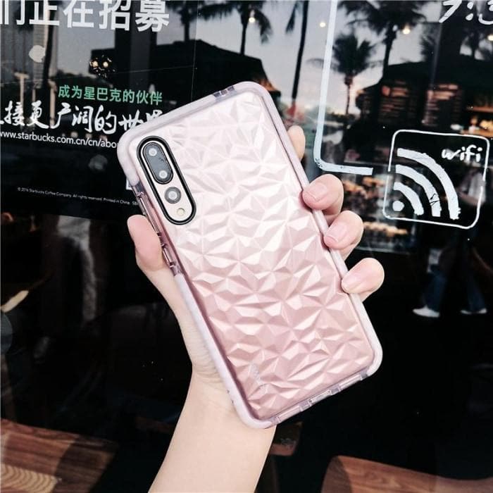 Huawei P20 Lite 3D Diamond Series Hybrid Case - Phonecase.PK
