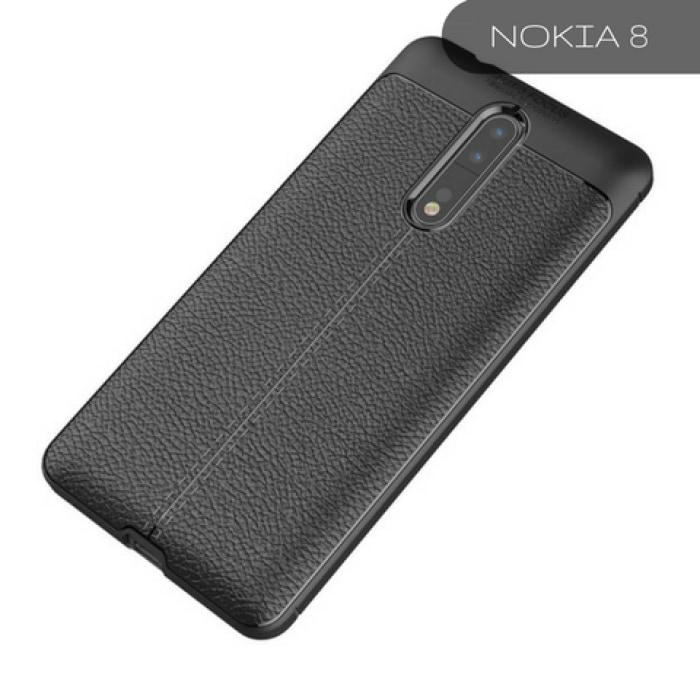 Nokia Carbon Leather Protective Tpu Soft Case 8