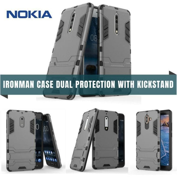 Nokia Iron Man Case Dual Protection With Kickstand