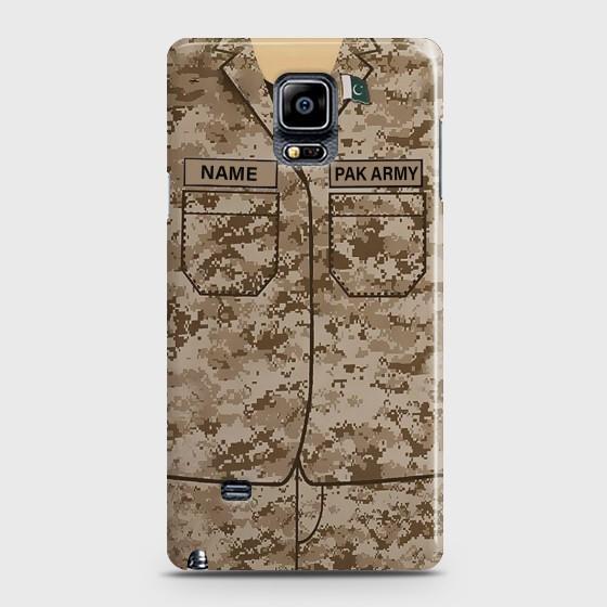 Samsung Galaxy Note 4 Army shirt with Custom Name Case