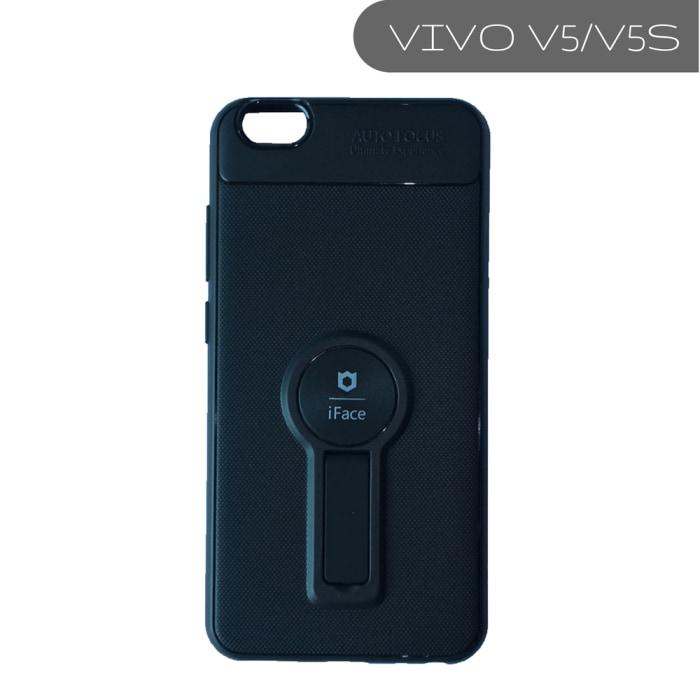 Vivo Iface Branded Shock Proof Case With Kickstand V5/v5S / Black