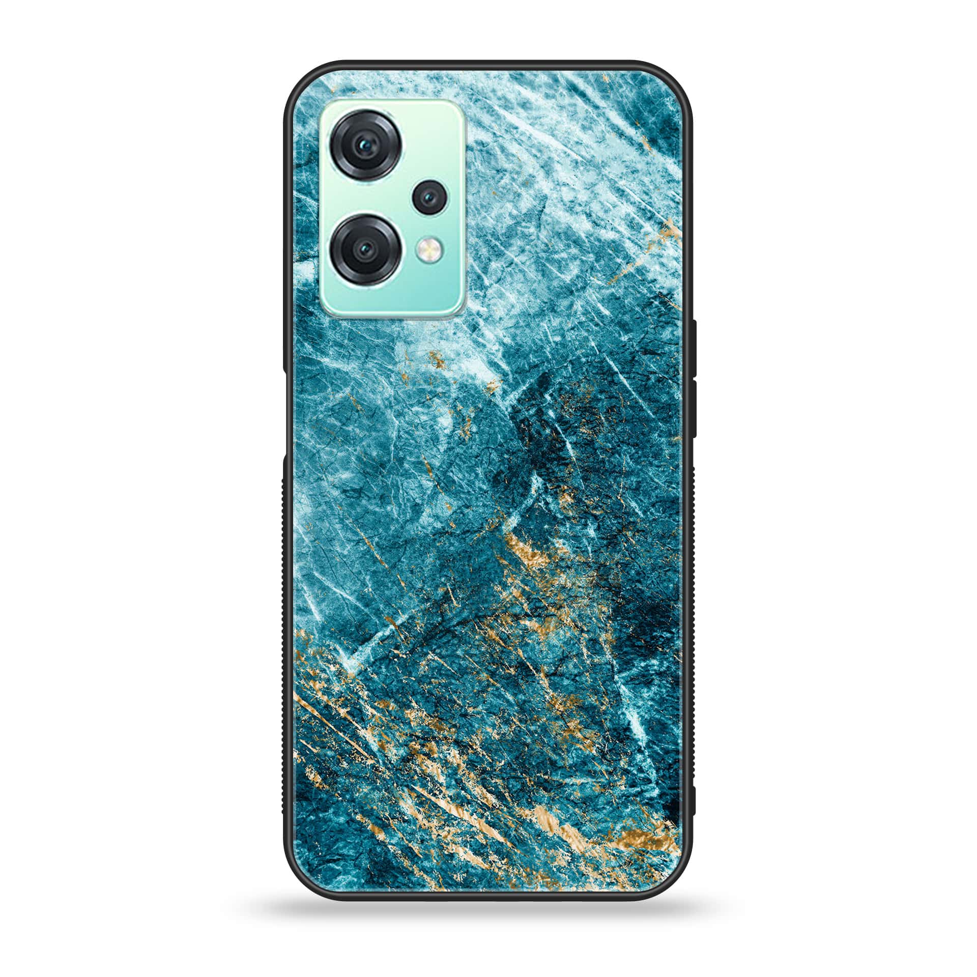 OnePlus Nord CE 2 Lite - Blue Marble Series V 2.0 - Premium Printed Glass soft Bumper shock Proof Case