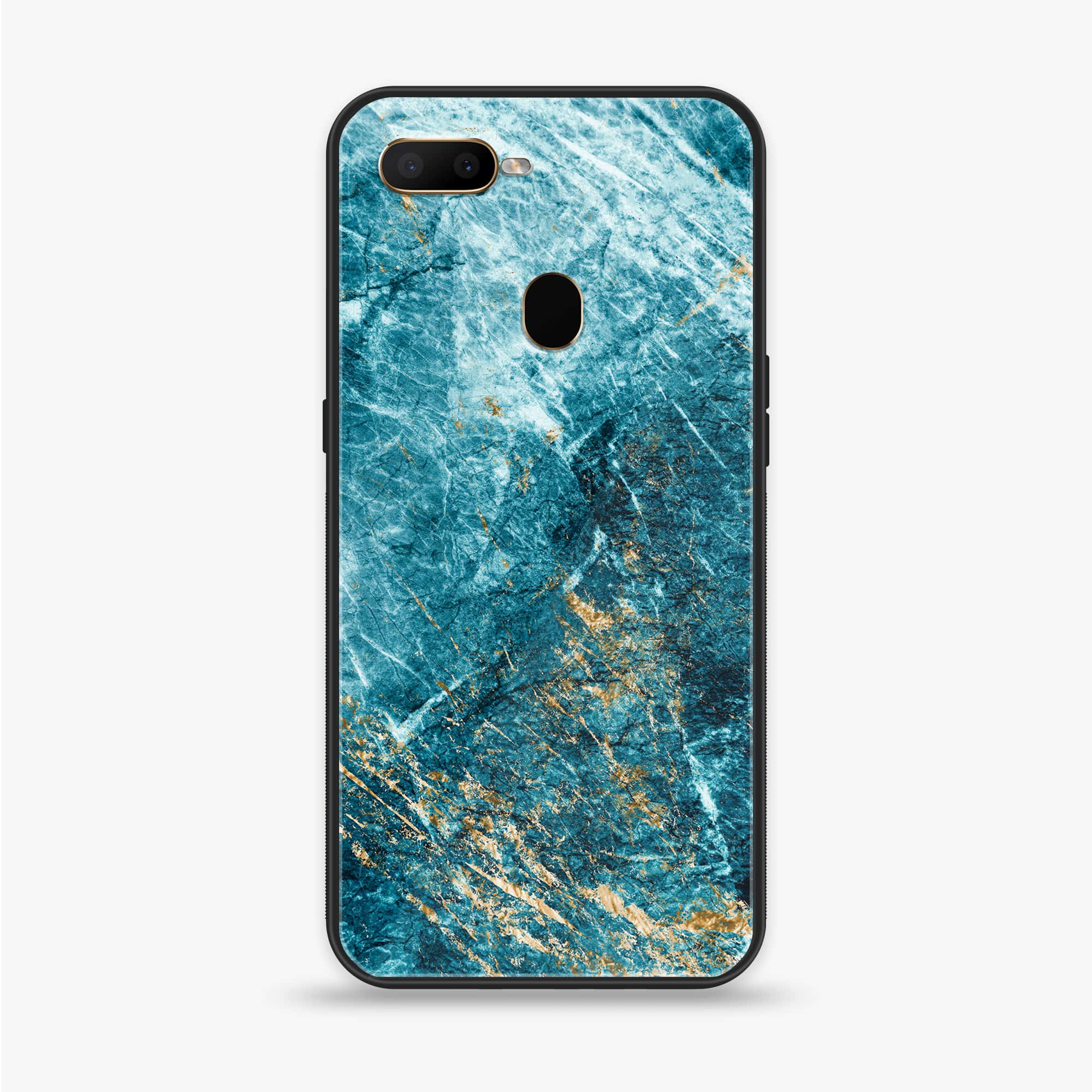 Oppo A12  - Blue Marble Series V 2.0 - Premium Printed soft Bumper shock Proof Case
