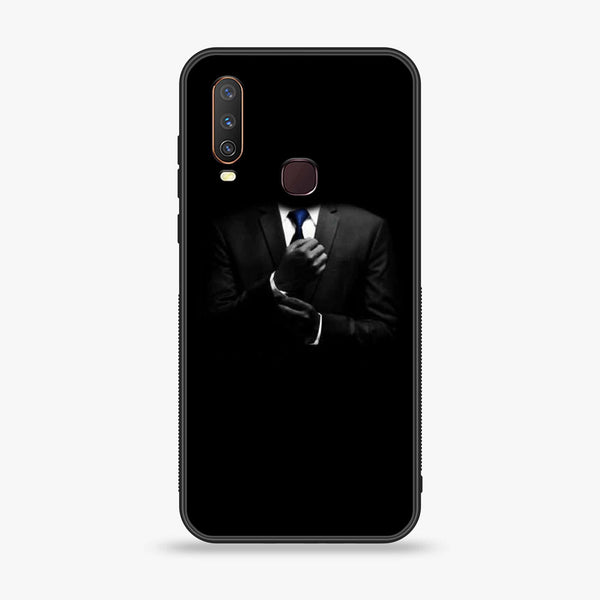 vivo y15/y17/y12- Black Art Design 1 - Premium Metal  Printed soft Bumper shock Proof Case CS-28350