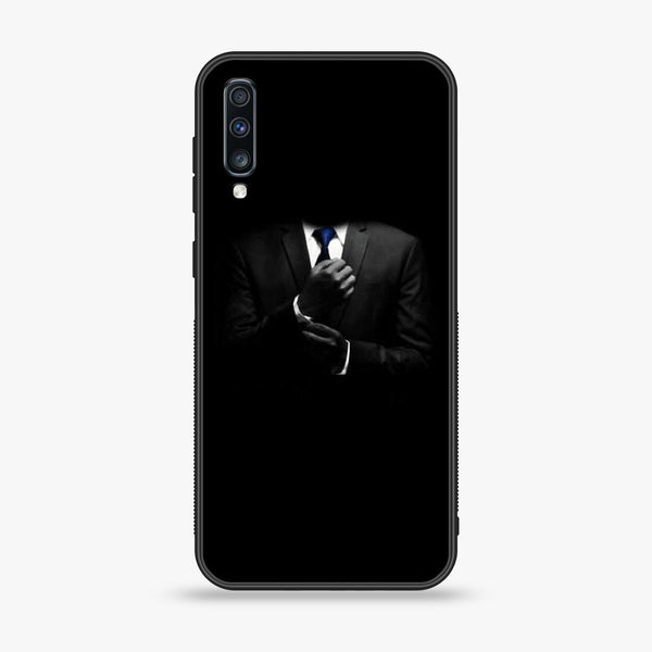 Huawei Y9s -Black Art Series - Premium Printed Glass soft Bumper shock Proof Case