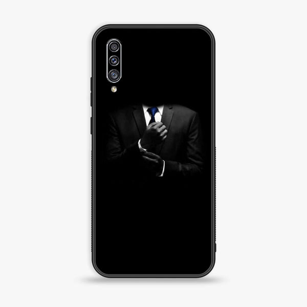 Galaxy A50/ A50s/ A30s - Black Art Series - Premium Printed Glass soft Bumper shock Proof Case