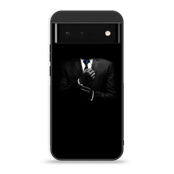 Google Pixel 6 Pro-Black Art Series - Premium Printed Glass soft Bumper shock Proof Case