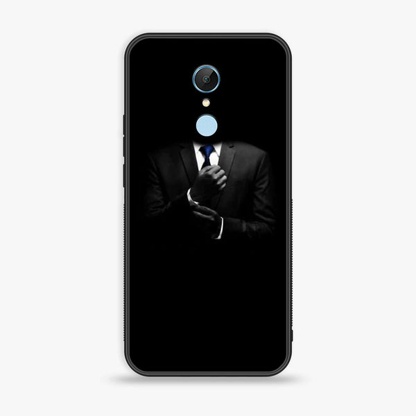 Redmi 5 Plus/Note 5 - Black Art Series - Premium Printed Glass soft Bumper shock Proof Case