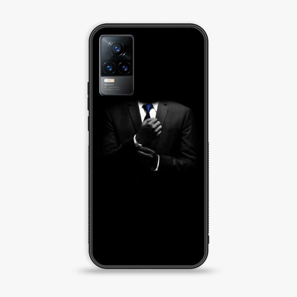 Vivo Y73 - Black Art Series - Premium Metal Printed soft Bumper shock Proof Case