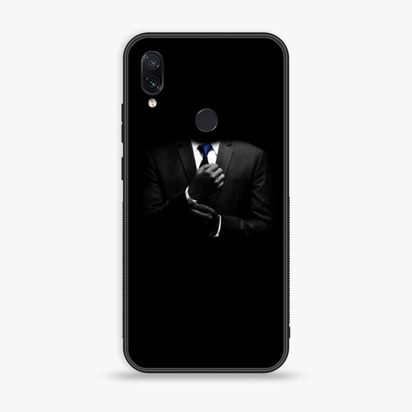 Xiaomi Redmi Note 7 - Black Art Design 1 - Premium Printed Glass soft Bumper shock Proof Case CS-37431 CS-38705