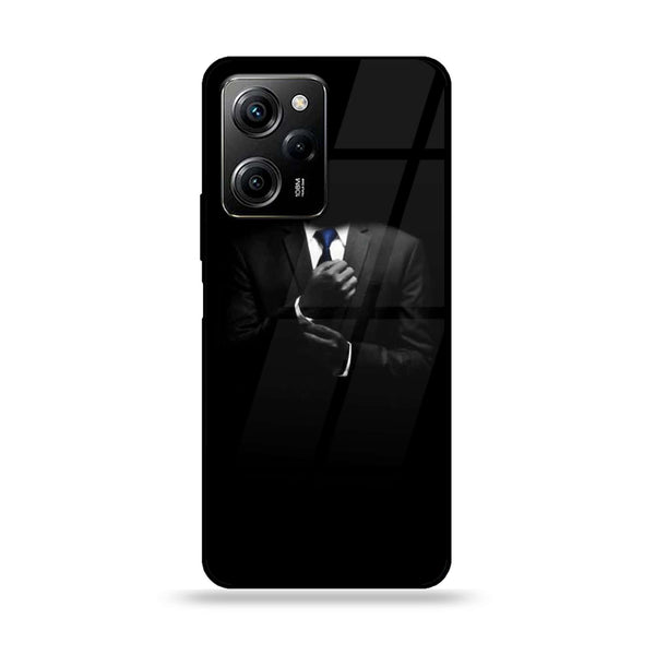 Xiaomi Poco X5 Pro - Black Art Series - Premium Printed Glass soft Bumper shock Proof Case