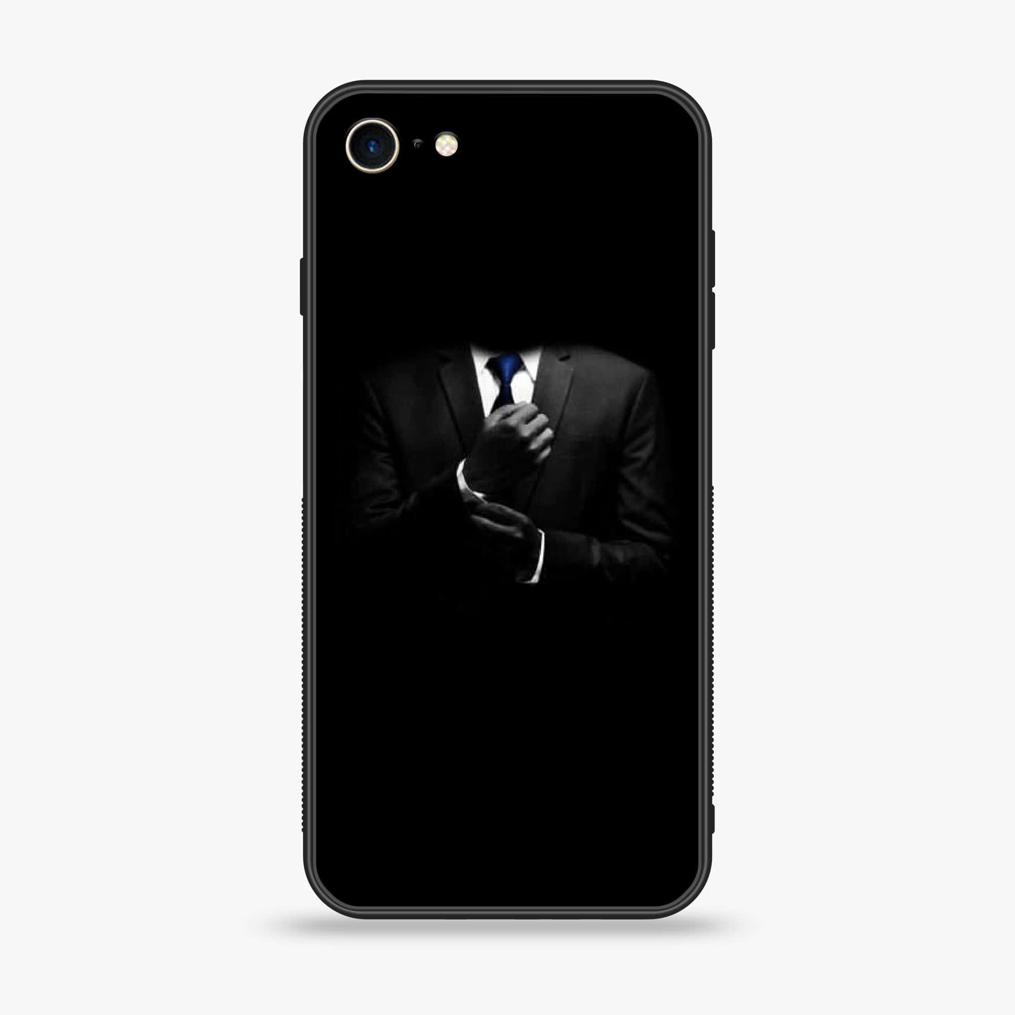 iPhone 6Plus - Black Art  Series - Premium Printed Glass soft Bumper shock Proof Case