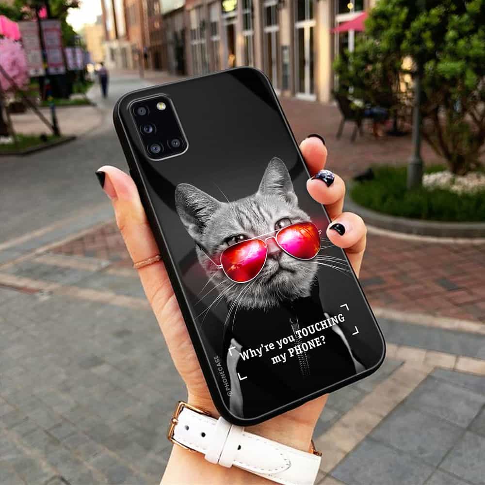 Cat Series Premium Metal Phone Case All Models