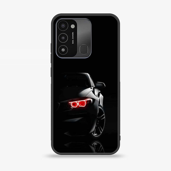 Tecno Spark 8C  Black Art Design 6  Premium Printed Glass soft Bumper shock Proof Case  CS-35608