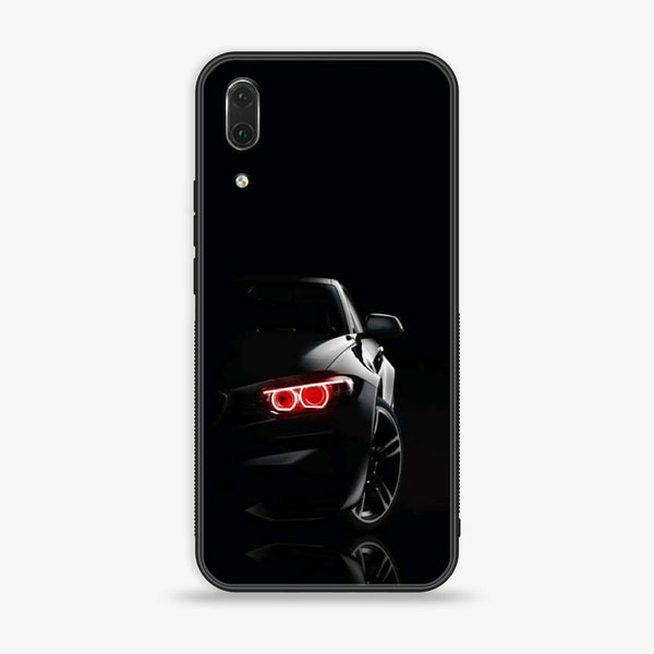 Huawei P20 - Black Art Design 6 - Premium Printed Glass soft Bumper shock Proof Case CS-15272