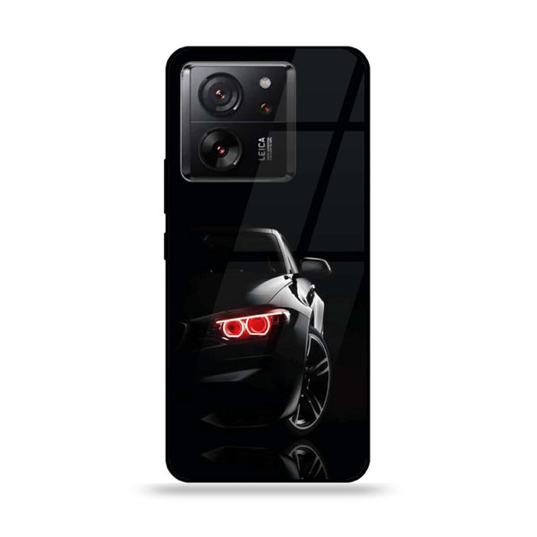Xiaomi 13T/13T Pro - Black Art Design 6 - Premium Printed Glass soft Bumper shock Proof Case CS-49596