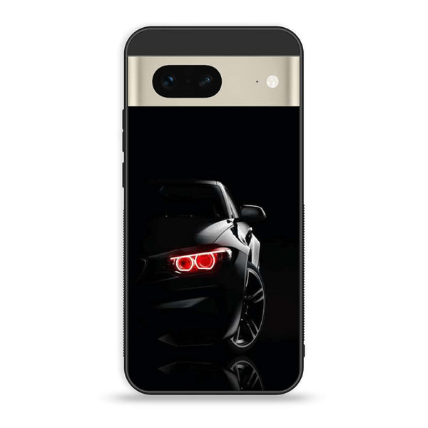 Google Pixel 7 - Black Art Design 6 - Premium Printed Glass soft Bumper shock Proof CaseCS-18146