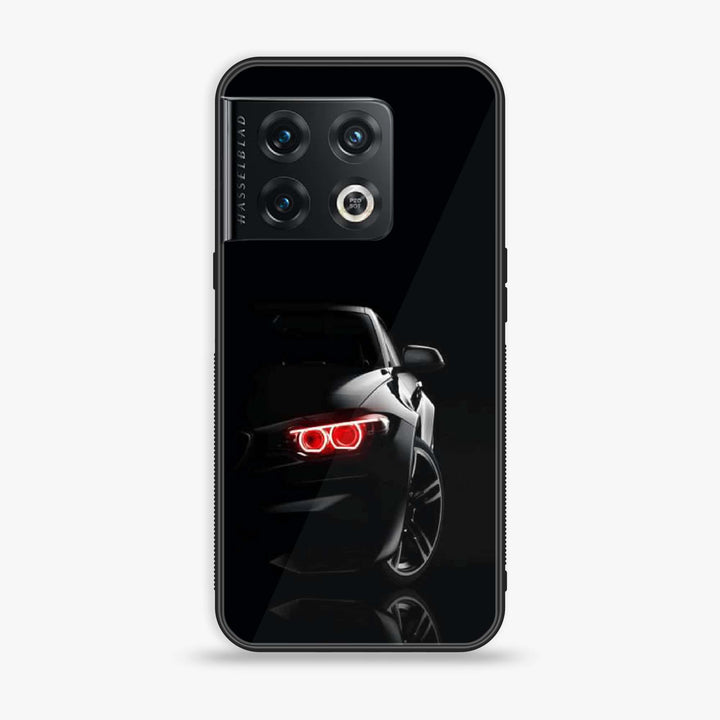 OnePlus 10 Pro - Black Art Design 6  - Premium Printed Glass soft Bumper shock Proof Case  CS-42259