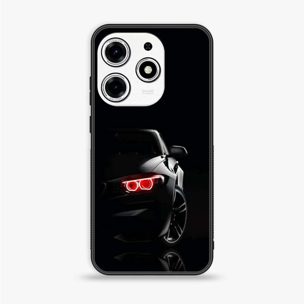 Tecno Spark 10 Pro - Black Art Design 6 - Premium Printed Glass soft Bumper shock Proof Case CS-14423