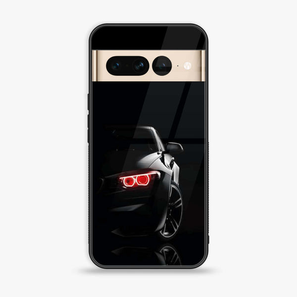 Google Pixel 7 Pro - Black Art Design 6- Premium Printed Glass soft Bumper shock Proof Case CS-11273 CS-11274