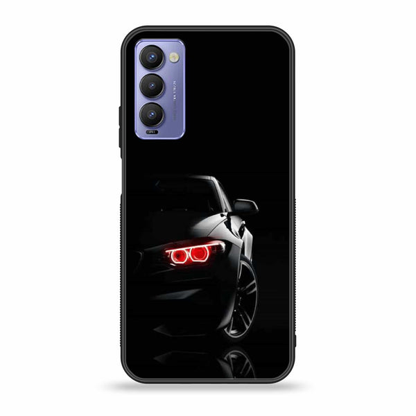 Tecno Camon 18 Premier  Black Art Design 6  Premium Printed Glass soft Bumper shock Proof Case  CS-38478