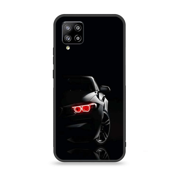Samsung Galaxy A42 5G - Black Art  Design 6   - Premium Printed Glass soft Bumper shock Proof Case  CS-33047