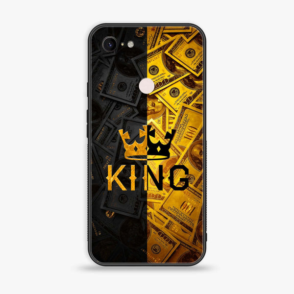 Google Pixel 3 XL- King V2.0 Design 9- Premium Metal Printed soft Bumper Shock Proof Case CS-11275 CS-11732 CS-15698
